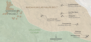 Sombrero Project: Extending the Andahuaylas-Yauri Belt